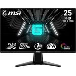 MSI G255F, 24,5-Zoll FHD Gaming-Monitor mit Rapid IPS-Panel, 180 Hz, 1 ms Reaktionszeit, 99% sRGB, Adaptive-Sync, DP 1.2a, HDMI 2.0b CEC
