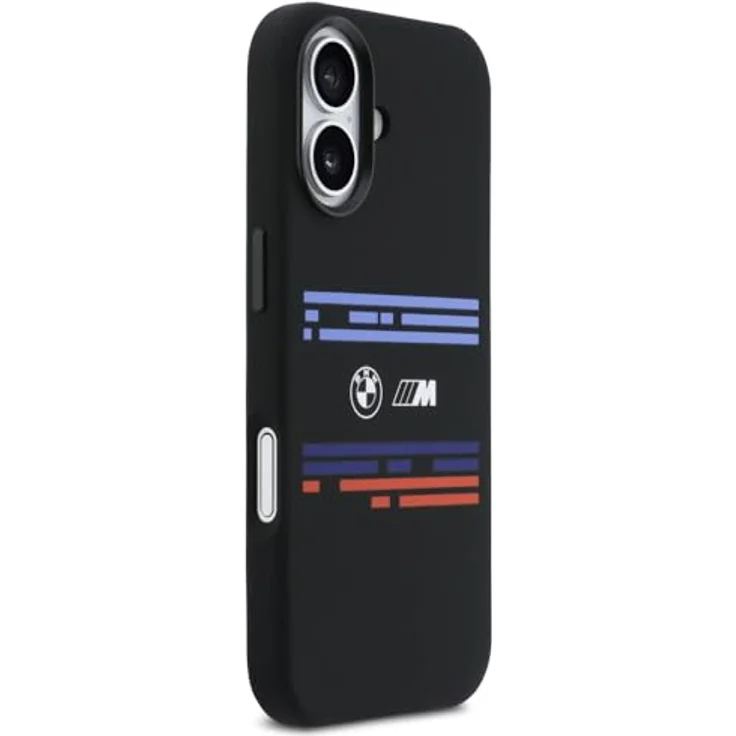 CG MOBILE BMW M Silikon-Horizontalstreifen für iPhone 17, kompatible MagSafe-Hülle, Schwarz – Bild 4