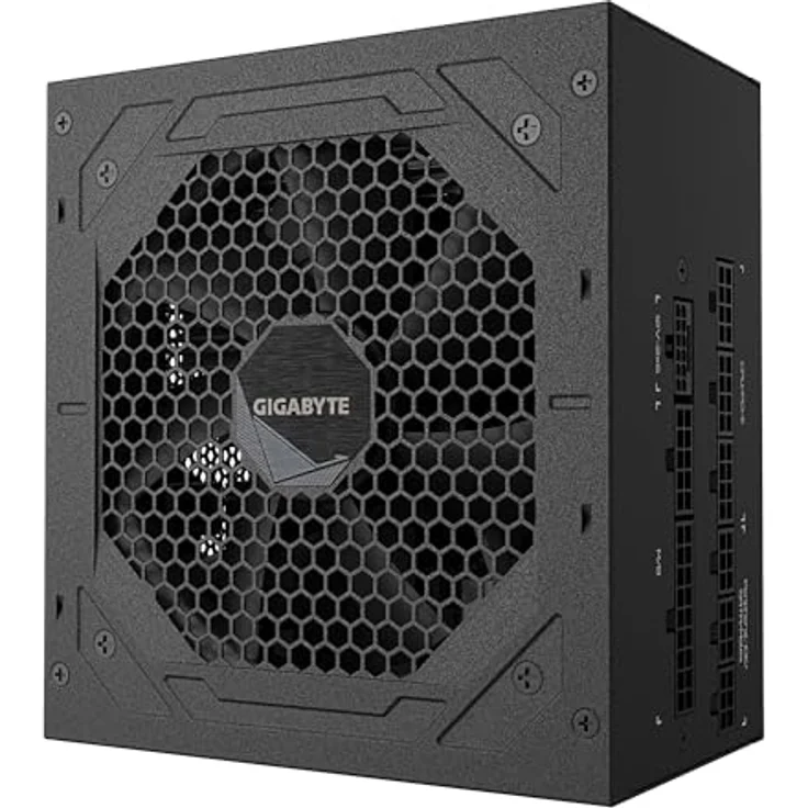 Gigabyte GP-UD1000GM PG5 V2, 1000W PC Netzteil mit zuverlässiger Stromversorgung, Schwarz – Bild 2