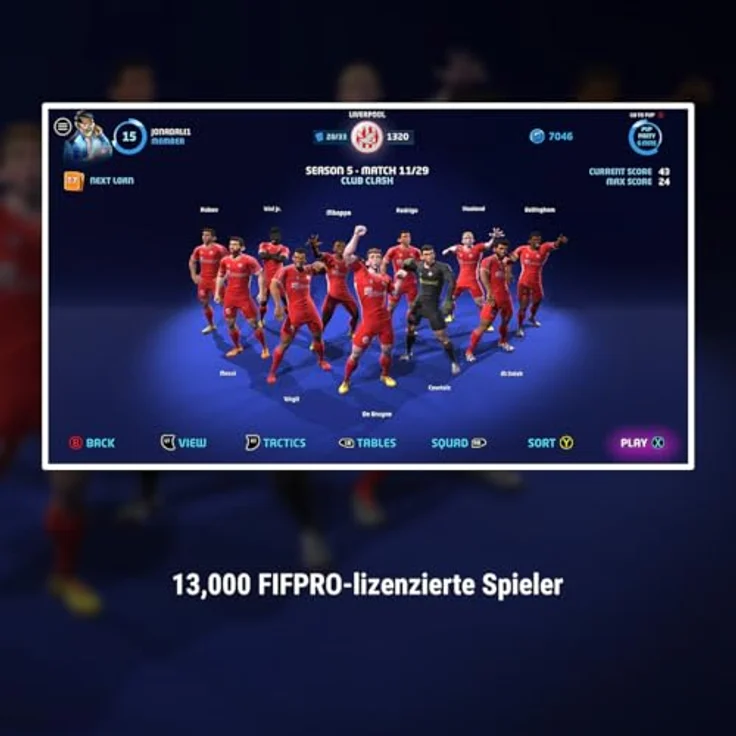 Contact Sales Ltd. Sociable Soccer 25, PS4-Spiel mit schnellem Arcade-Gameplay, 13.000 FIFPRO-lizenzierten Spielern und 1.400 Teams weltweit – Bild 3