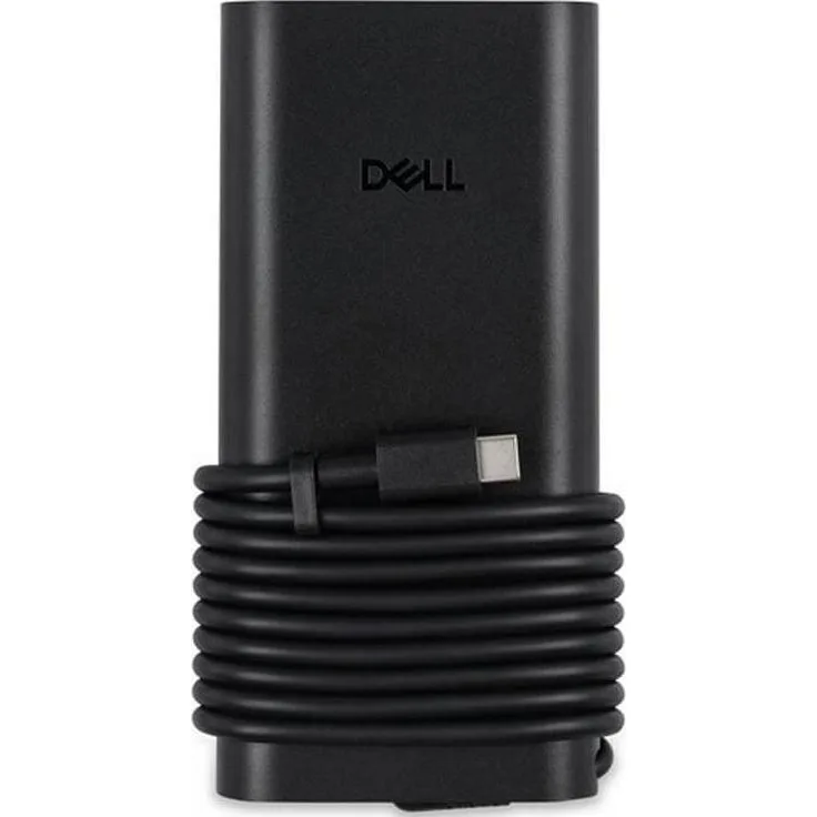 Dell USB-C GaN AC Adapter (165 W), Notebook Netzteil mit Power Cord und 1 Jahr Garantie, Schwarz