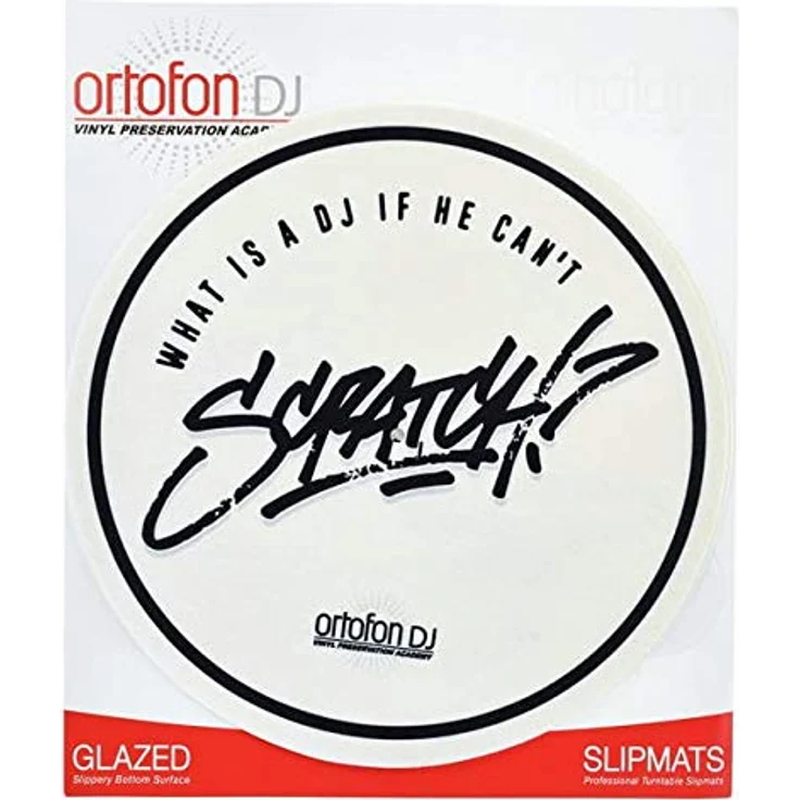 Ortofon Slipmat Scratch, DJ-Zubehör im 2er Set für Scratch-Technik – Bild 3