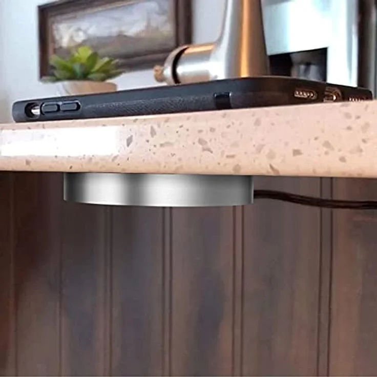 kalb QI Unterbau- und Einbau-Ladegerät, grau, Wireless Induktions-Ladegerät mit Ladedistanz 3-18 mm, platzsparend und spritzwassergeschützt – Bild 8