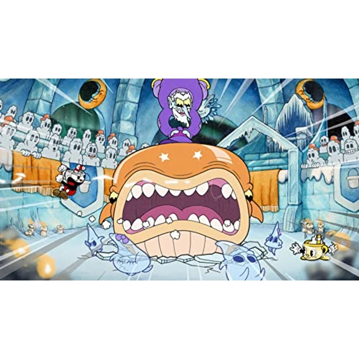 iam8bit Cuphead - Switch, physische Edition mit Erweiterung „The Delicious Last Course“ und exklusiven Comic-Karten – Bild 2