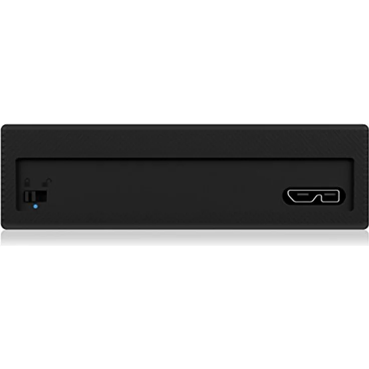 ICY BOX IB-256WP Externes Gehäuse mit Schreibschutz-Schalter für 1x 2,5 Zoll HDD-SSD, USB 3.0 (UASP), Silikon-Schutzhülle, SATA-III bis 15 mm Bauhöhe – Bild 5