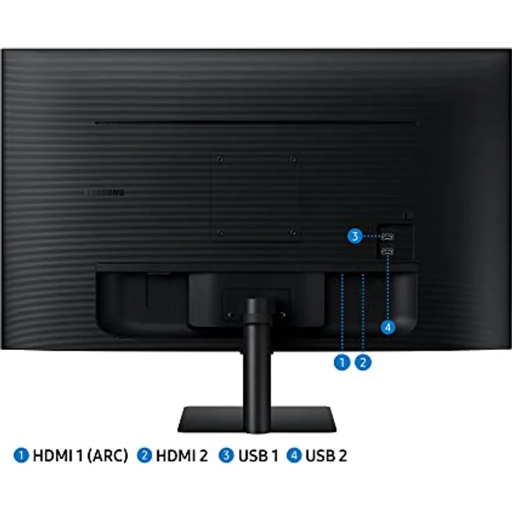 Samsung M5 Smart Monitor S32BM500EU, 32 Zoll, VA-Panel, Full HD, 60 Hz, 3-seitig fast rahmenlos, Smart TV Apps, Anthrazit – Bild 4
