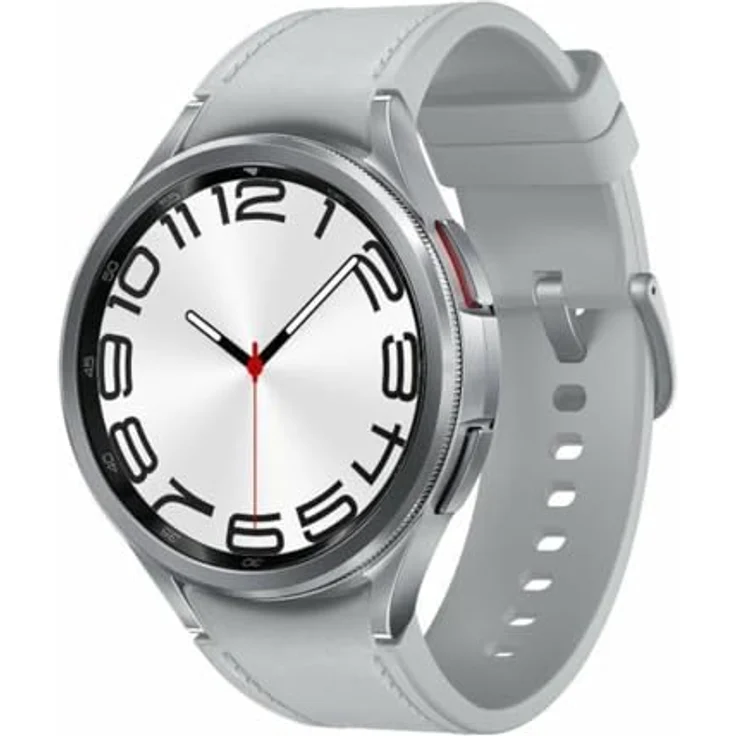 Samsung WATCH6 Classic 47mm Argent 4G Smartwatch in Silber