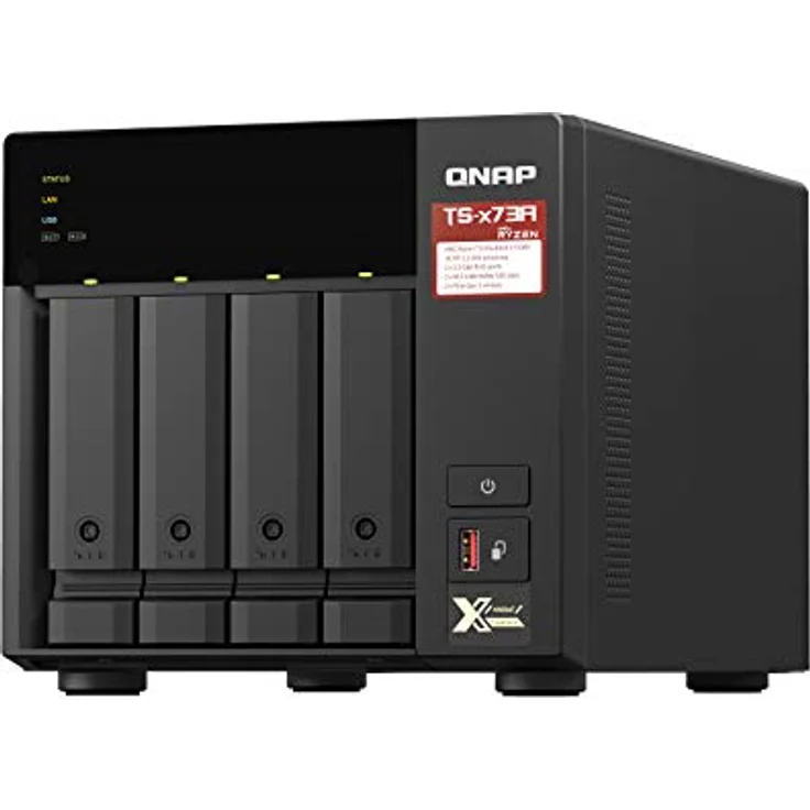 QNAP Turbo Station TS-473A-8G, 8GB RAM, 2x 2.5GBase-T – Bild 3