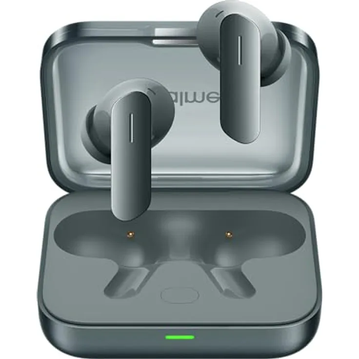 realme Buds Air 7, Kabellose In-Ear-Kopfhörer mit ANC, 13 h Akkulaufzeit, Wasserdicht IP55, Grün