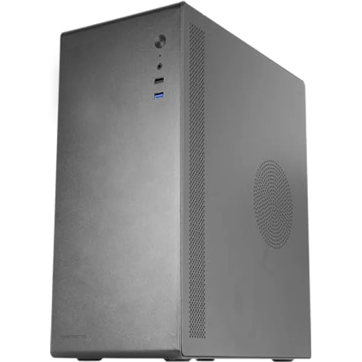 TACENS Mars Gaming biomag Tacens NOVAX, Micro-ATX PC-Gehäuse aus Ganzmetall, 1x 80mm Lüfter, große interne Kapazität, schwarz – Bild 2
