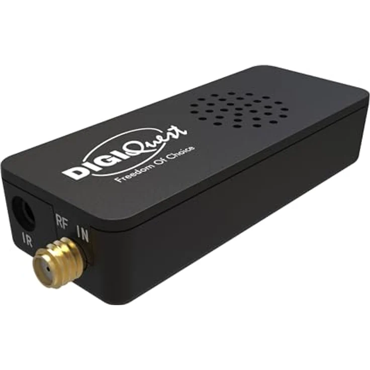 Digiquest Terrestrischer Stick Retro TV X2O, DVB-T2 HD Receiver mit automatischem Selbstscan, schwarz, platzsparend und energieeffizient – Bild 4