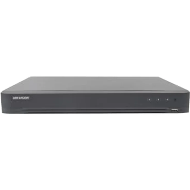 Hikvision Gravador DVR Pro AcuSense iDS-7232HQHI-M2/XT, 32 Kanäle, 4CH, bidirektionales Audio, Gesichtserkennung, schwarz – Bild 3