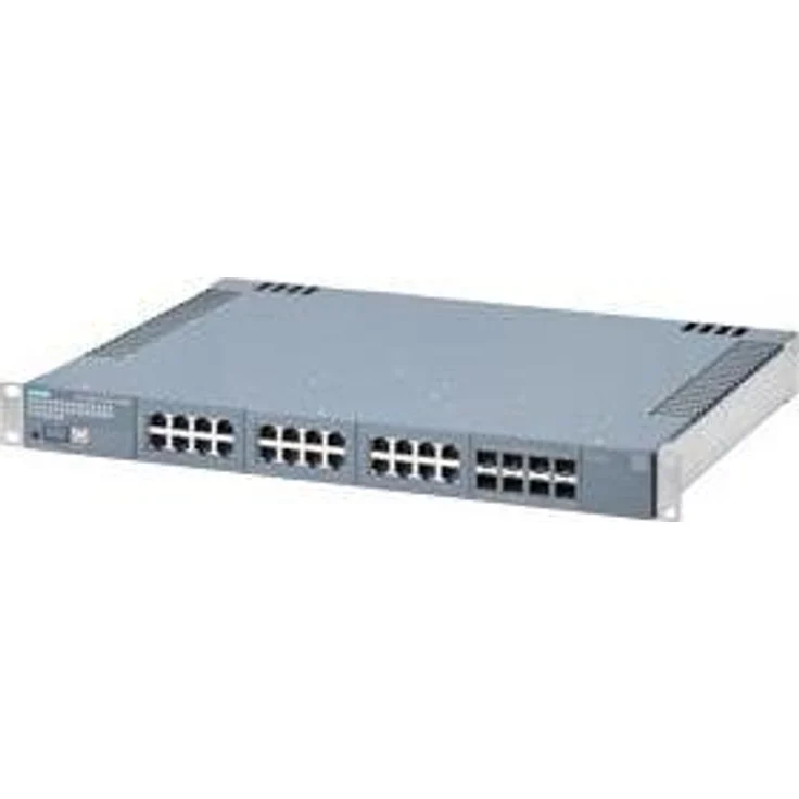 Siemens SCALANCE XR524-8WG, Managed Netzwerk Switch mit 24 Ports, 10/100/1000 Mbit/s und 8x SFP+ Port, Layer 3, PROFINET IO Device