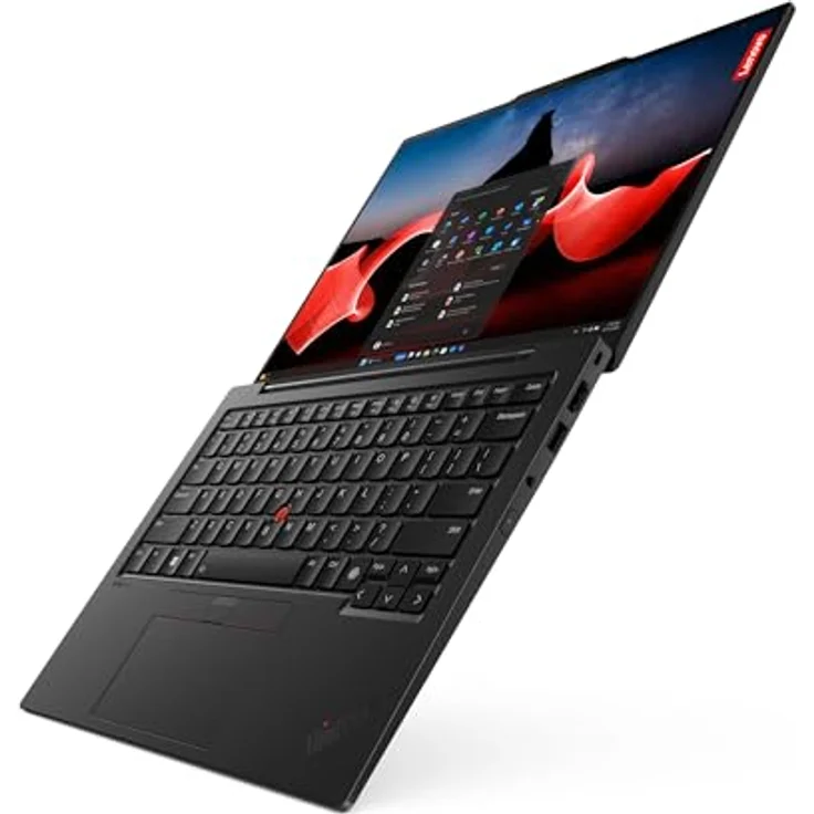 Lenovo ThinkPad X1 Carbon G12 Core Ultra 5 125U 16GB RAM 512GB SSD Win11Pro Laptop - 21KC004UGE, 14" WUXGA, Intel Graphics, Windows 11 Pro, Schwarz – Bild 3