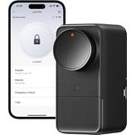 SWITCHBOT Smart Lock Pro, Elektronisches Türschloss mit 15 Entsperrungsmethoden, Sprachsteuerung und Auto-Lock, Schwarz