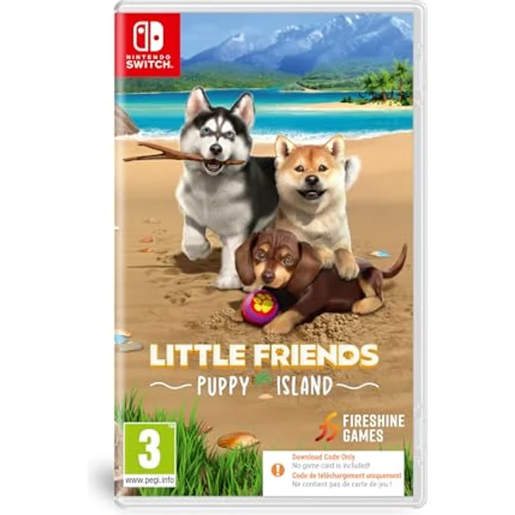 Fireshine Games Little Friends Puppy Island, Nintendo Switch Spiel mit 9 Hunderassen und 140 Variationen, Abenteuer auf 8 Trauminseln – Bild 1