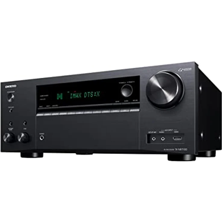Onkyo TX-NR7100 AV Receiver 9.2ch, Schwarz, THX® Certified, 8K/60p und HDR Unterstützung, Multizone Audio, Sprachsteuerung – Bild 1