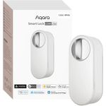 Aqara Smart Lock U200 Lite, Elektrisches Türschloss mit Matter über Thread, Aufladbarem Akku, Leisem Modus, Kompatibel mit Apple Home, Home Assistant, Google Home, Alexa, Weiß