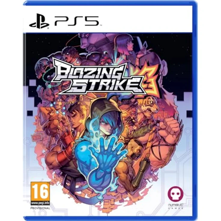 Numskull Blazing Strike, PS5-Games mit Rush-System und weltweitem Testgelände, bunt sortierte Kämpfer – Bild 1