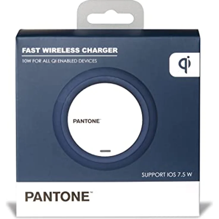 Pantone PTWC001N Universal-Ladegerät, kabellos, 10 W, Marineblau mit Turbo-Ladung – Bild 4