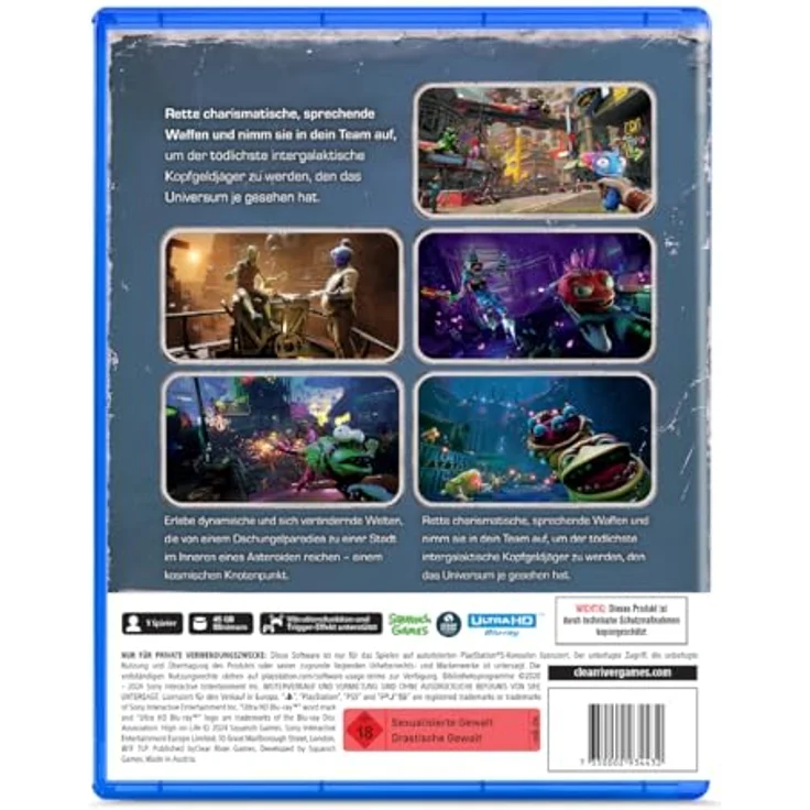 Clear River Games High On Life PS5, inkl. High on Knife DLC-Inhalte auf Disc, intergalaktischer Ego-Shooter – Bild 3