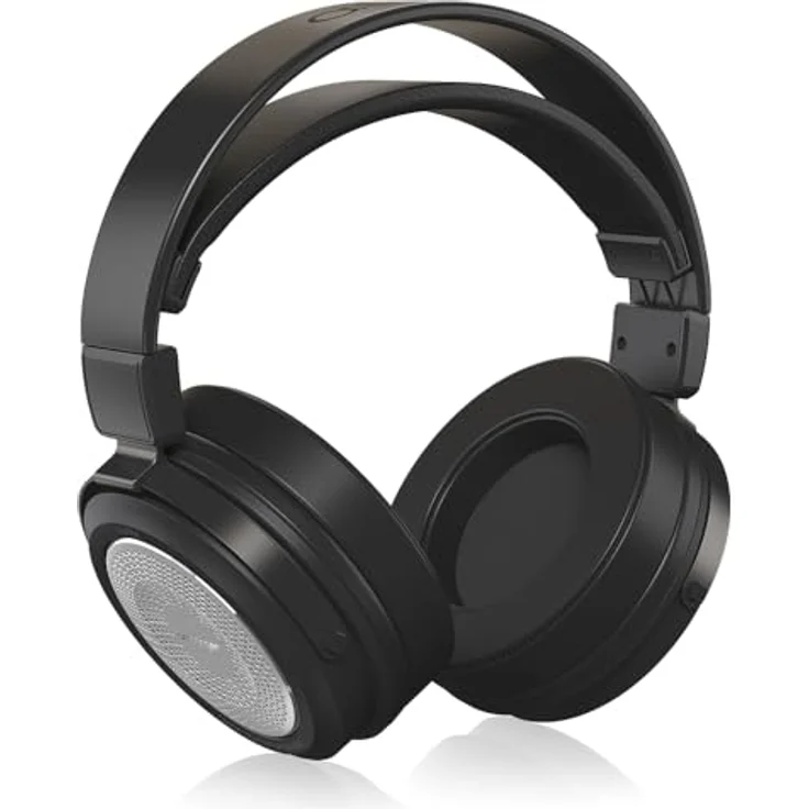 Behringer Alpha Retro-Stil Kopfhörer, Ohrumschließend mit 50-mm-Treibern, abnehmbares Audiokabel, inklusive 3,5 auf 6,3 mm Adapter und Hülle – Bild 3