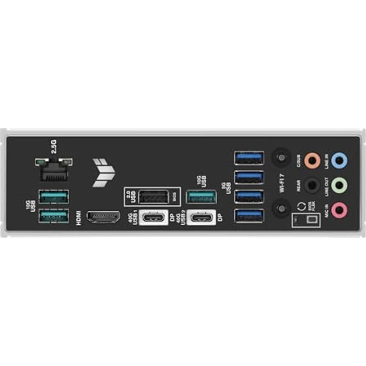 Asus Tuf X870-Pro Wifi7 W Neo (Am5) (D), ATX-Mainboard mit 16+2+1 Leistungsstufen, DDR5, PCIe 5.0, 4 M.2-Steckplätzen, 5Gb Ethernet, weiße Farbe – Bild 10