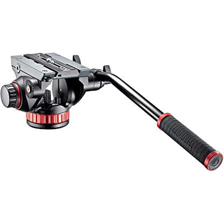 Manfrotto 502 PRO Fluid Videokopf mit Flachbasis (Counterbalance, Easy-Link, für professionelle Foto- -Videografen, Camcorder und DSLR bis 7 kg, MVH502AH) – Bild 8