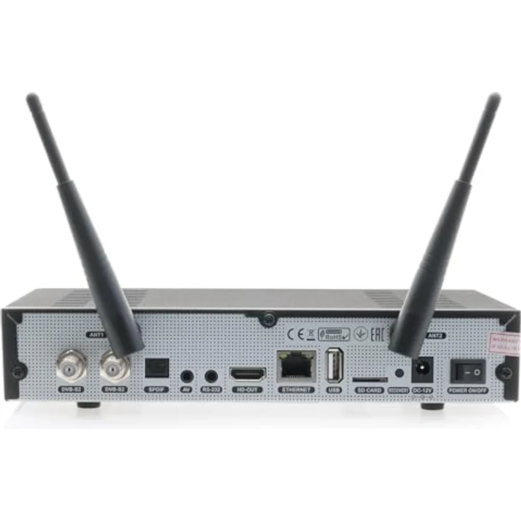 Octagon SF8008 V3 Supreme, 4K UHD Linux Receiver mit Twin Tuner, Silabs Tuner, SSD-Slot, Dual-Band WiFi, Bluetooth 5.1, Schwarz – Bild 2