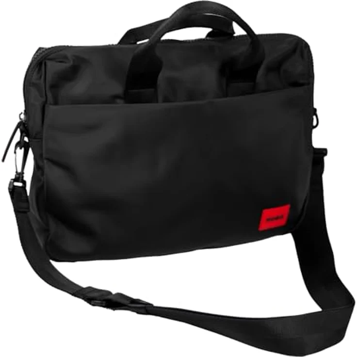 Hugo Ethon 2.0 Laptoptasche, 39 cm, schwarz, 100% Nylon, kompakte Größe – Bild 3