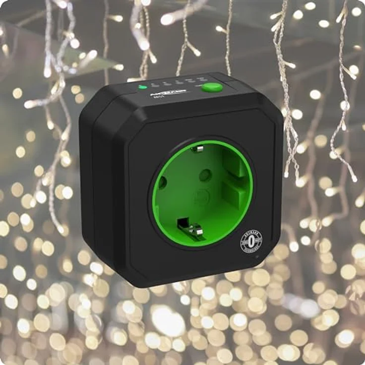 ANSMANN Timer Steckdose, kompakte Energiespar Steckdose mit Countdown Timer für Innen, schwarz, 2500W, kein Standby Verbrauch – Bild 2