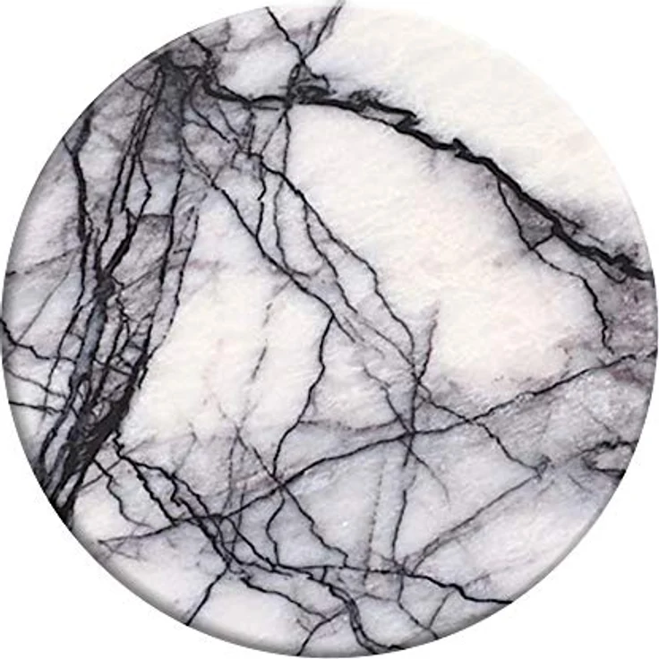PopSockets - Ausziehbarer (Nicht Austauschbarer) Sockel und Griff für Smartphone und Tablet - White Marble – Bild 2