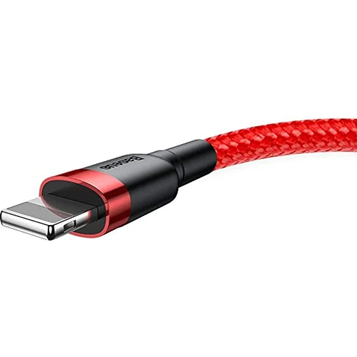 Baseus Cable Cafule - USB to Lightning - 2,4A 0,5 m (CALKLF-A09) red – Bild 13