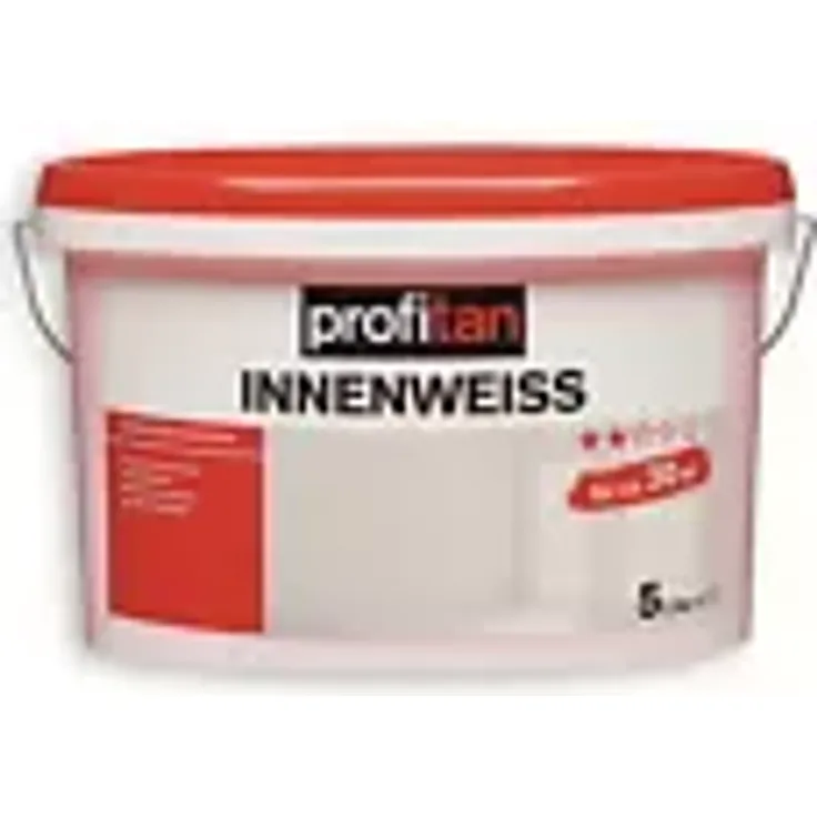 profitan Bad- und Küchenfarbe - Innenfarbe - weiß - 5 Liter