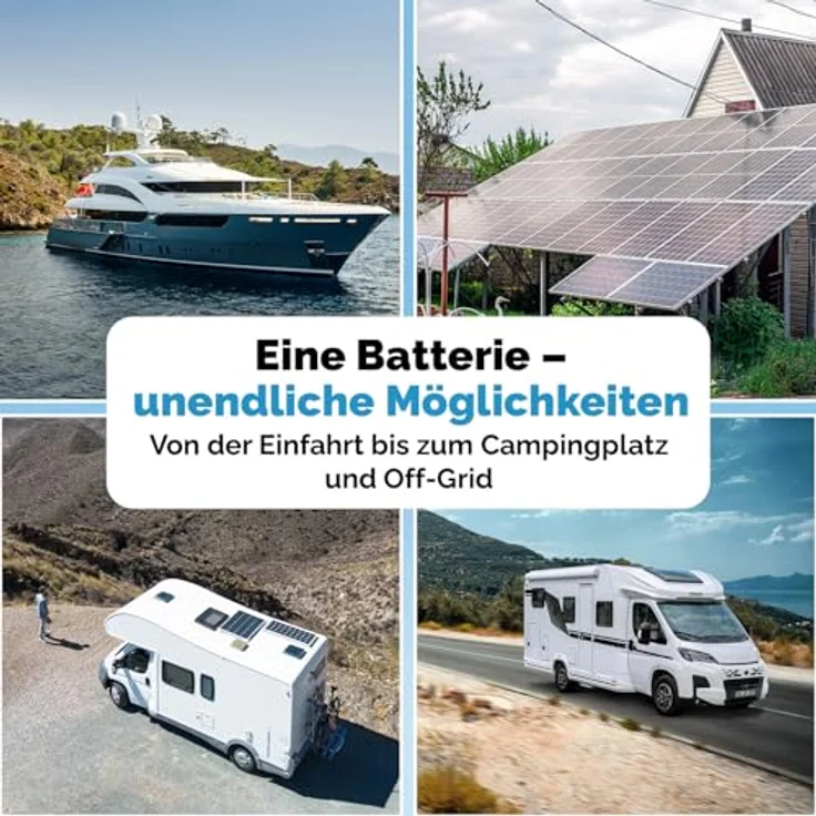 Electronicx GEL Batterie 100 AH 12V, wartungsfreie Versorgungsbatterie für Freizeit und Marine, temperaturrobust bis 60°C, kippbar bis 90° – Bild 6