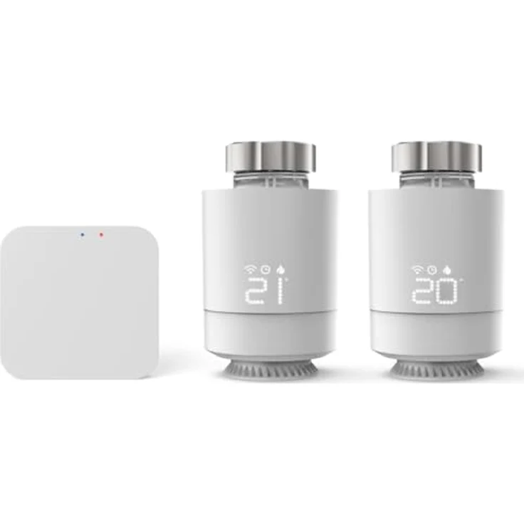 HAMA WLAN Heizkörperthermostat Starter-Set, 2x Smarte Heizungssteuerung mit Zentrale, weiß, kompatibel mit Amazon Alexa und Google Assistant – Bild 4