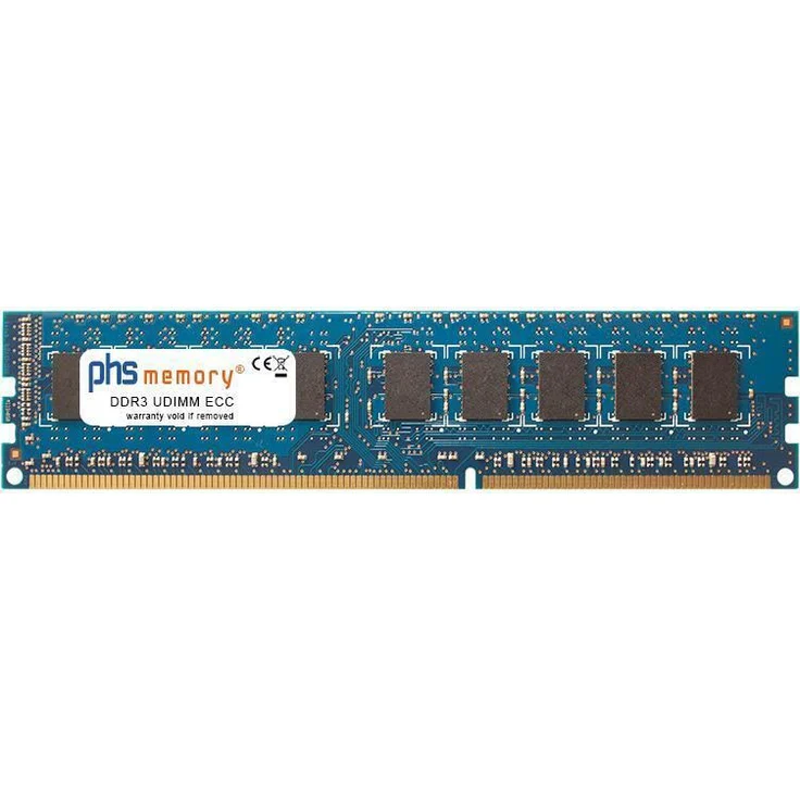 PHS-memory 8GB DDR3 RAM für MSI H81M-P33 V2, UDIMM ECC, PC3L-12800E, 1333 MHz, 1 x 8 GB