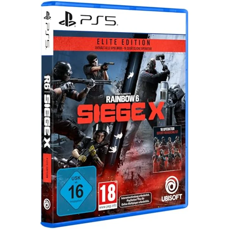 Ubisoft Tom Clancy's Rainbow Six Siege X - Elite Edition, PS5-Spiel mit Zugriff auf alle Spielmodi und 16 zusätzlichen Operatoren – Bild 1