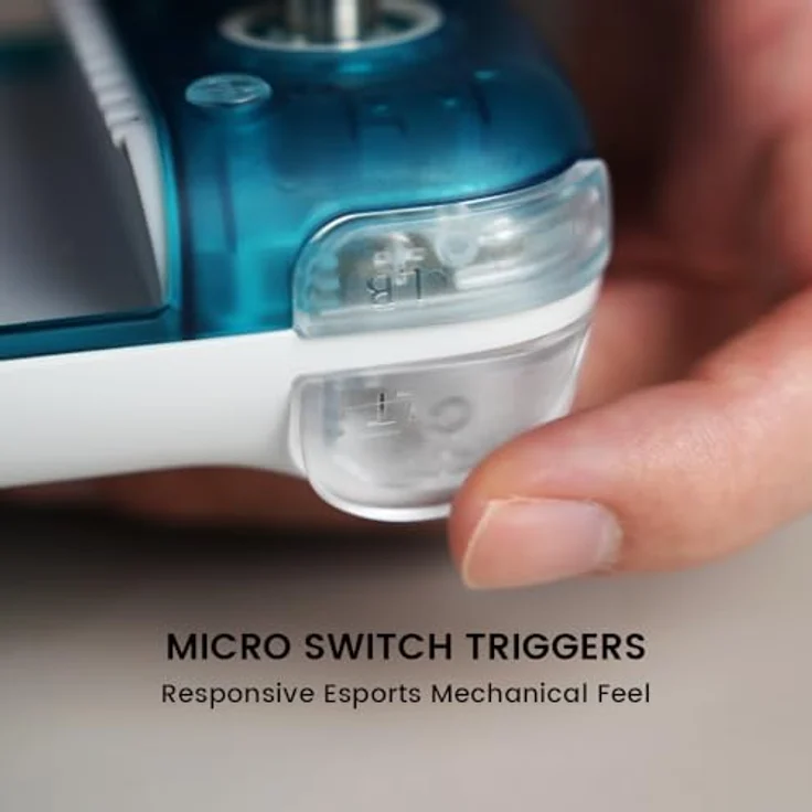 Gamesir X3 Pro, Gaming Controller für Android und iOS, mit Hall-Effekt-Analogsticks, ergonomischem Design und integrierter Kühlung, Blau – Bild 8