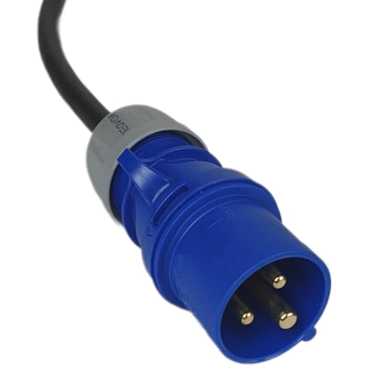 RoadEu Camping Adapter - Stecker 16A 3P auf Schuko Kupplung 3X 230V - 3-Fach Schuko Steckdose - Verlängerungskabel 10 Meter - IP44 Wasserbeständigkeit - Robuste Bauweise – Bild 4