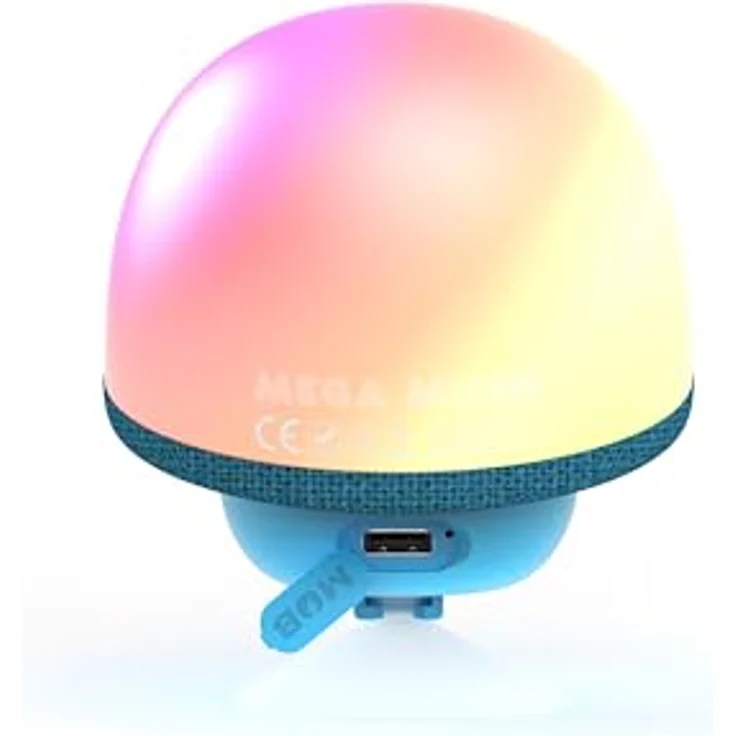 MOB – MOBILITY ON BOARD Mega Mush - Blau Wasserfester Bluetooth-Lautsprecher, Leistungsstarker Sound, Multifunktional, Kann überall aufgesaugt Werden – Bild 2