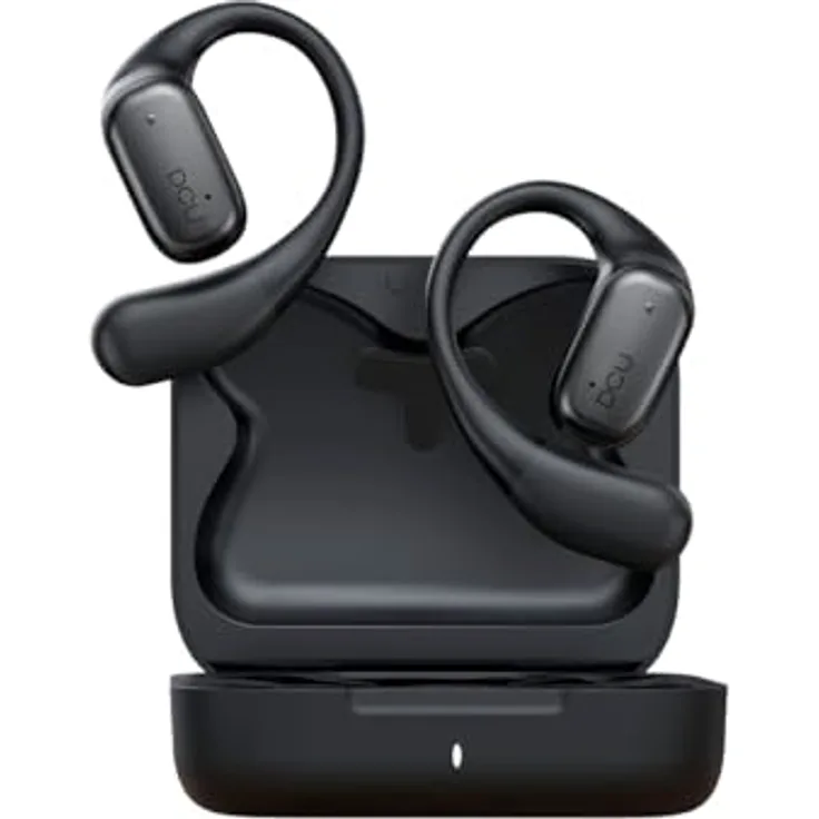 DCU Tecnologic 34153535, Kabellose Kopfhörer mit Touch-Steuerung, Bluetooth 5.3, 20 Stunden Akkulaufzeit, schwarz