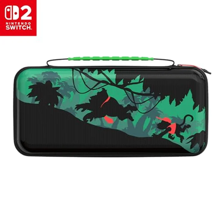 Turtle Beach PlayTrek Etui Donkey Kong, offiziell von Nintendo lizenziertes Reiseetui mit einzigartigem Lentikular-Design, robustem EVA-Schutz und Zubehöraufbewahrung für Nintendo Switch 2 – Bild 1