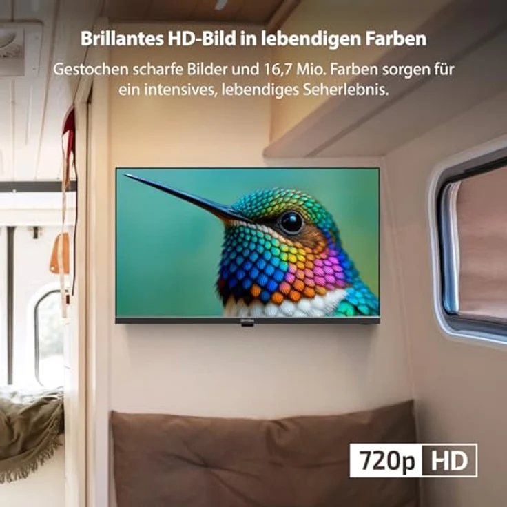 DYON Enter 24 Pro-X-V, 24 Zoll (60 cm) LED TV mit 12V-Anschluss, HD Triple Tuner (DVB-S2/T2/C), CI+, USB-Mediaplayer, Hotelmodus – Bild 3