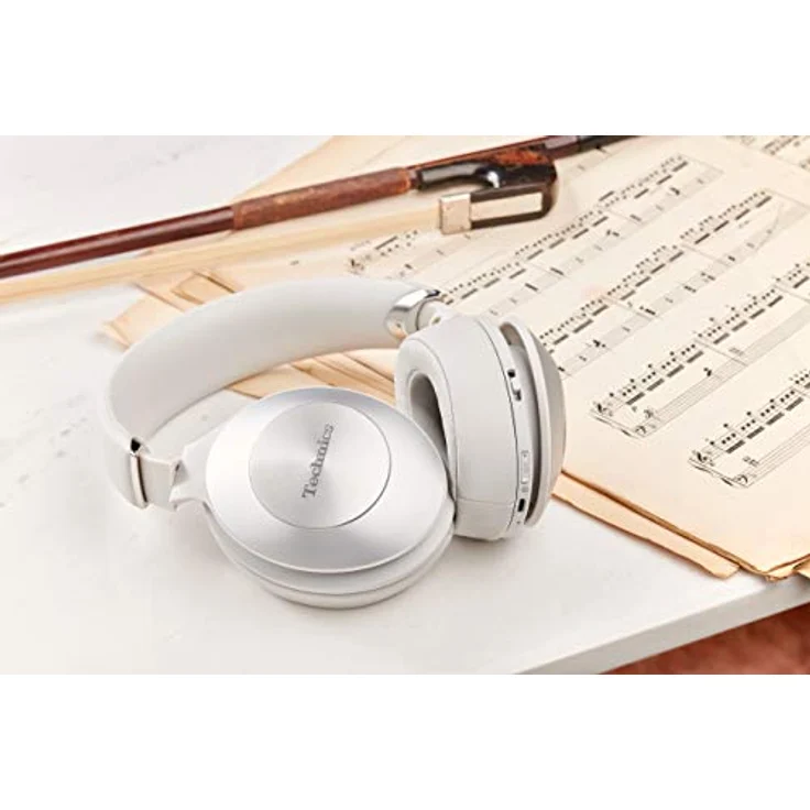 Technics EAH-F50B Premium Bluetooth Kopfhörer Over Ear (High Resolution Audio, kabellos, 35h Akku, Schnellladen) silber – Bild 10