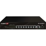 Edimax 10 Port Gigabit PoE+ Web Smart Managed Switch mit 100 Watt GS-5210PLG (GS-5210PLG), Netzwerk Switch, Schwarz