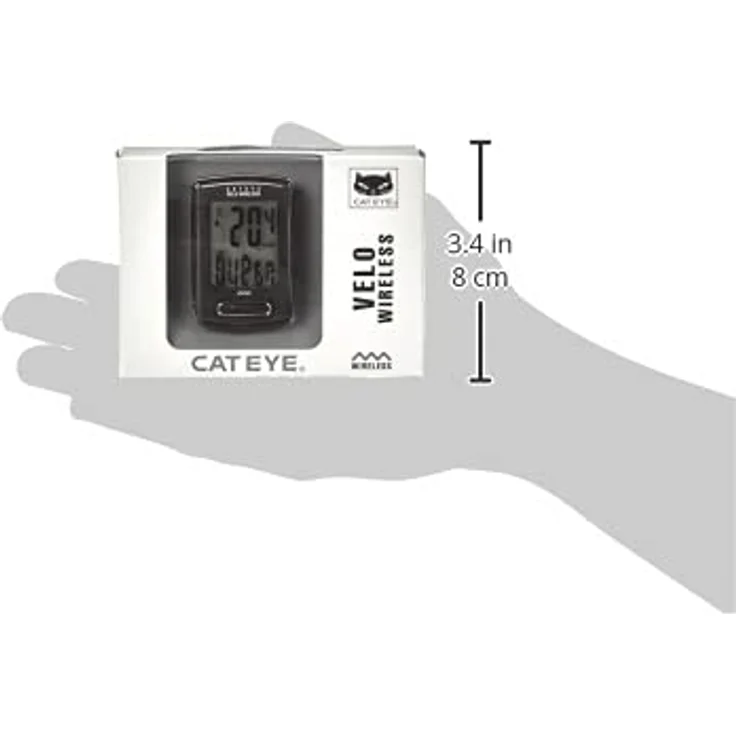 CatEye Velo Wireless-CC-VT230W Fahrradcomputer, Schwarz – Bild 10