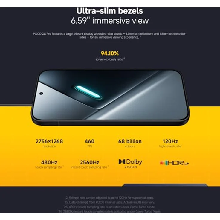 XIAOMI Poco X8 Pro, Smartphone mit 8 GB RAM, 256 GB Speicher, grün (kein Netzteil enthalten) – Bild 8