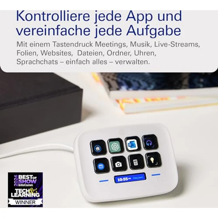 Elgato Stream Deck Neo Eingabegeräte-Set, Controller zur Workflow-Beschleunigung – Bild 2
