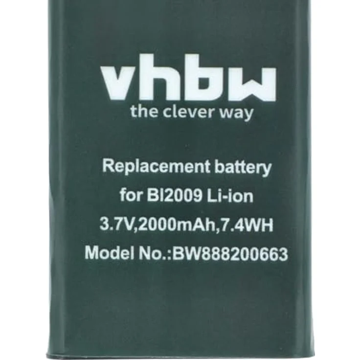 vhbw 2X Akku für Hytera PD375, Hochleistungsakku mit 2000 mAh und 3,7 Volt, Lithium-Ionen – Bild 5